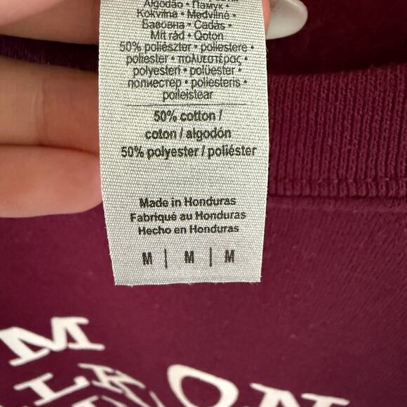 Dog Lover Sweatshirt Women M Im Only Talking to My Dog Today Fall Humor Pullover - Picture 4 of 6